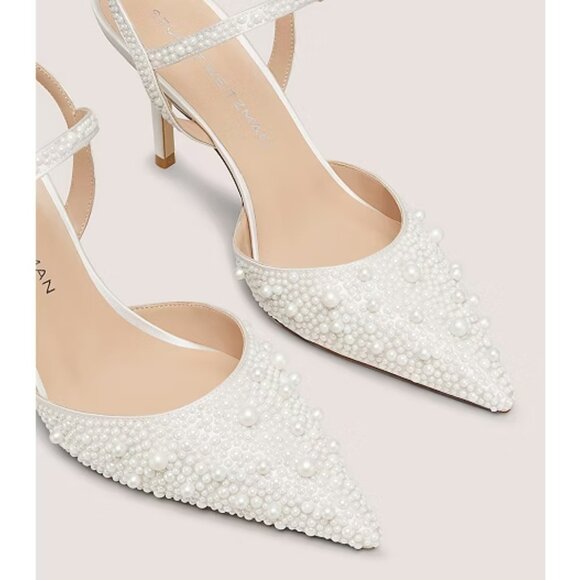 NEW STUART WEITZMAN Made In Spain Leather Gemstone 100 Strappy Heeled Sandals - Picture 8 of 8